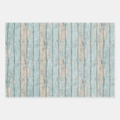 Faux bois de plage Enveloppement Feuilles de papie (Devant)