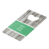 Faux bois rustique 1 photo papa gris vert (Devant Angle)