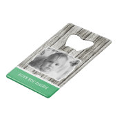 Faux bois rustique 1 photo papa gris vert (Dos Angle)