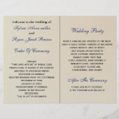 FAUX bow navy programmes de mariage bleu marine (Dos)