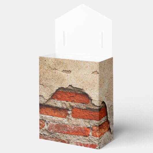 faux brick patroon party bedankdoosjes (Geopend)