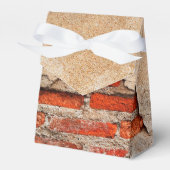 faux brick patroon party bedankdoosjes (Voorkant Zijde)