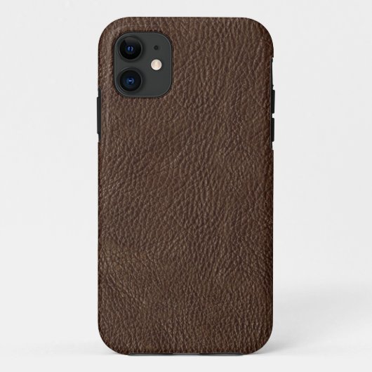 Faux Brown Leather iPhone 5s-draagtas Case-Mate iPhone Case (Achterkant)