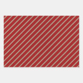 Faux Brown & Red Kraft Paper With Multi Patterns (Voorkant 2)
