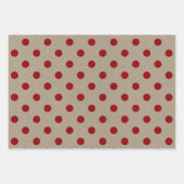 Faux Brown & Red Kraft Paper With Multi Patterns (Voorkant)