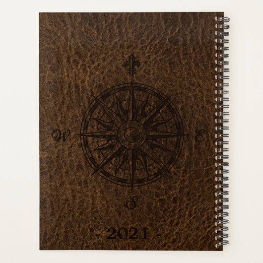 Faux Brown Tissu en cuir (Dos)