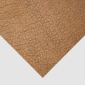 Faux bruin alligator lederen print tissuepapier (Detail)