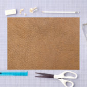 Faux bruin alligator lederen print tissuepapier (Craft)