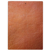 Faux bruin leder klembord (Achterkant)