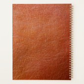 Faux bruin leder planner (Achterkant)