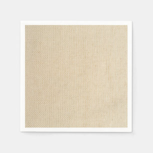 Faux burlap patroon servetten