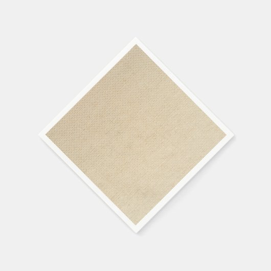 Faux burlap patroon servetten (Hoek)