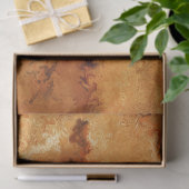 Faux Burled Walnut Pattern  Tissuepapier (Geschenk)