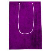 Faux Burst van Paarse Velvet Medium Cadeauzakje (Achterkant)