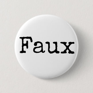Faux Button (zwart)