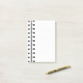 Faux cahier spirale avec Post-it® Notes 3M (Sur un bureau)