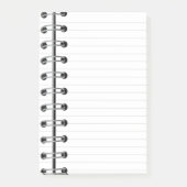 Faux cahier spirale avec Post-it® Notes 3M (Devant)