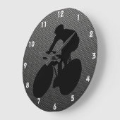 Faux Carbon Fiber Cycling Grote Klok (Hoek)