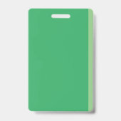 Faux Carnet Infirmière Verte Badge de Hall Pass (Arrière)