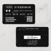 Faux carte de crédit regarde carte de visite de fi (Devant / Derrière)