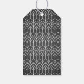 Faux Chalkboard Hand Lettering Dank u Cadeau Label Cadeaulabel (Achterkant)