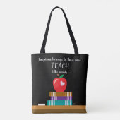 Faux Chalkboard Sac fourre-tout enseignant avec de (Dos)