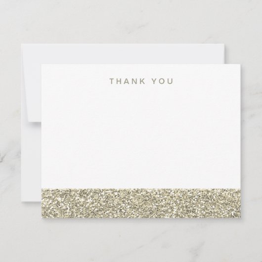 Faux Champagne Paillettes Merci (Devant)