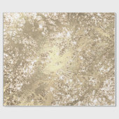 Faux Champaigne Roos Goud Marmer Metallic Sparkly Cadeaupapier (Vlak)