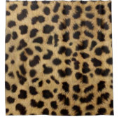 Faux Cheetah Douche à peau rideau (Devant)