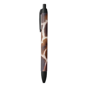 Faux Cheveux africains en girafe sur stylo noir