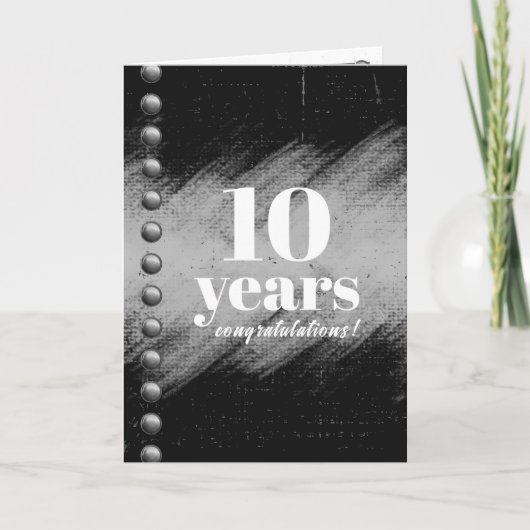 Faux clous la carte universelle d'anniversaire de (Devant)