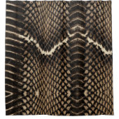 Faux Cobra Snakeskin Douchegordijn (Voorkant)