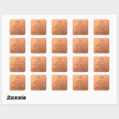 Faux Copper Ce Livre Appartient Aux Stickers (Feuille)