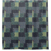 Faux Country Patchwork Quilt Douche rideau (Devant)