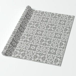 Faux Crochet White Cadeaupapier