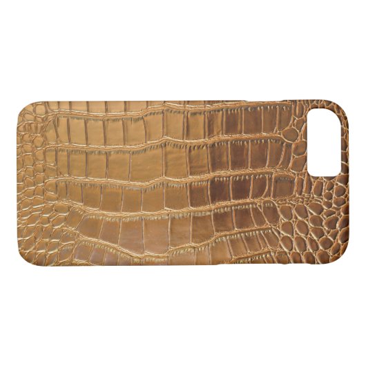 Faux Crocodile Leather Animal Skin Pattern Case-Mate iPhone Case (Achterkant (Horizontaal))