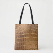 Faux Crocodile Leather Animal Skin Pattern Draagtas (Voorkant)