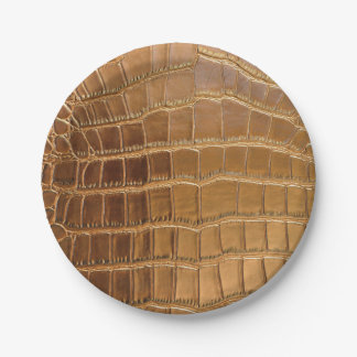 Faux Crocodile Leather Animal Skin Pattern Papieren Bordje