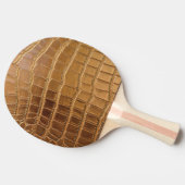 Faux Crocodile Leather Animal Skin Pattern Tafeltennisbatje (Zijkant)