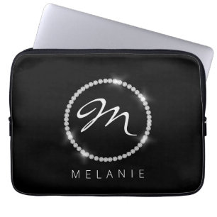 Faux Crystal Diamond Gepersonaliseerd / iPad-hoesj Laptop Sleeve