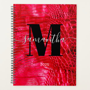 Faux Cuir Rouge Signature Monogram 2025