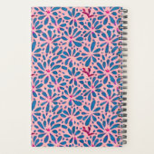 Faux Cutouts Waterverf Boho Folk Art geïnspireerd Planner (Achterkant)