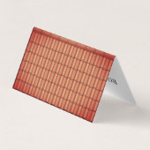 Faux dak tegels visitekaartjes (Achterkant)