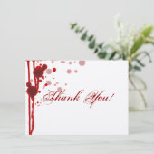 Faux de Merci de mariage de Halloween de vampire (Debout devant)