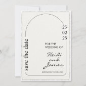 Faux Deckle Edge Papier qr code photo Invitations (Devant)
