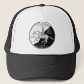Faux Delaware State Quarter Trucker Pet (Voorkant)