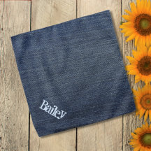 Faux Denim Light Blue