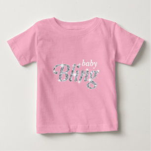 Faux diamant op roze Baby van het "baby Bling"-ont