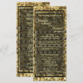 Faux Diamond and Gold Glitter look Programma (Voorkant / Achterkant)