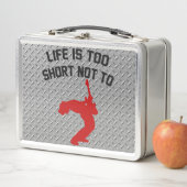 Faux Diamond Bord Metal Lunch Box (In situ)